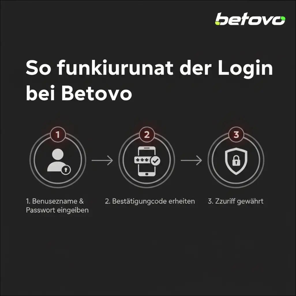 So funktioniert der Login bei Betovo