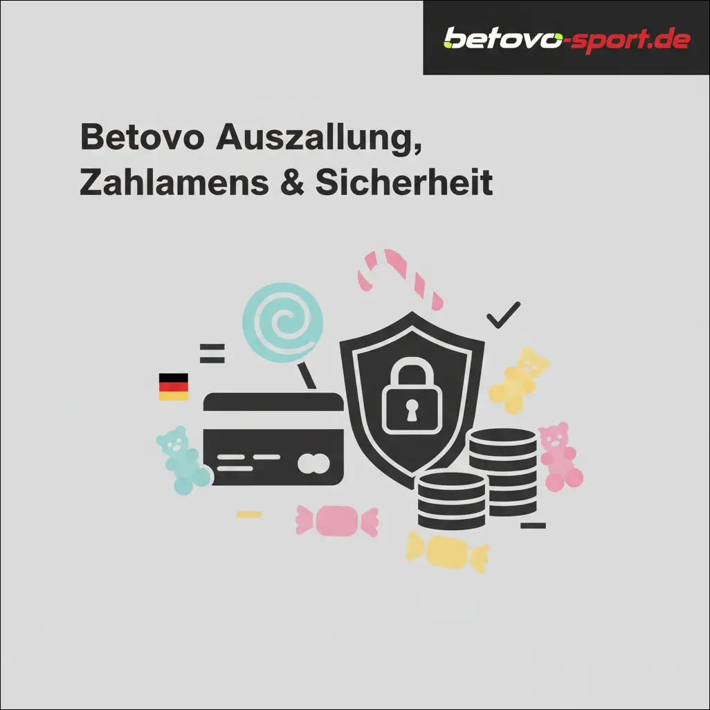 Betovo Auszahlung, Zahlungen & Sicherheit